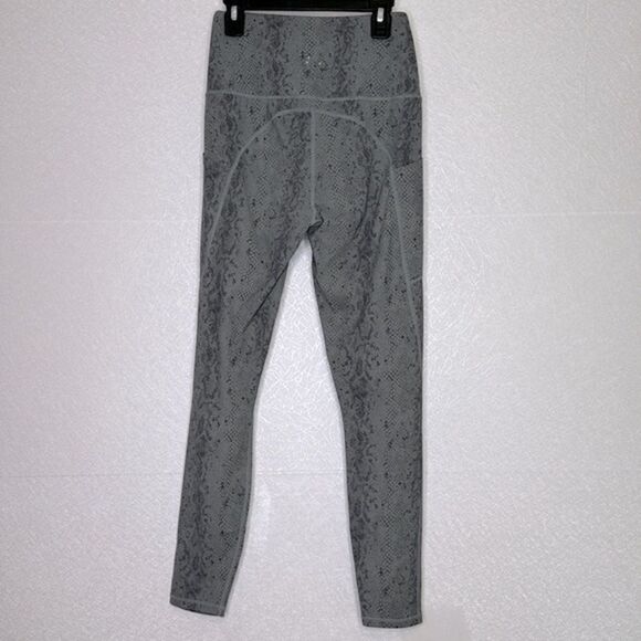 Varley Let’s Go High Rise Snakeskin Print Legging S - Picture 3 of 4